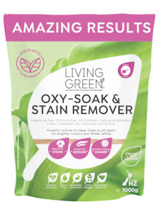Living Green Brand: Natural Oxy Soaker and Stain Remover