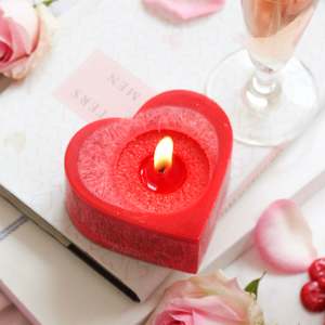 Heart Candles: Pohutukawa Heart