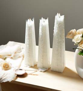 Pinot Blanc Icicle Candles - OUTLET