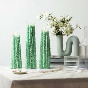 Icicle Candles: Pine Icicle Candles