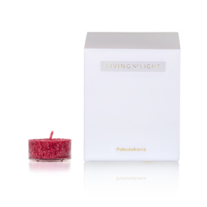 Heart Candles: Pohutukawa Tealights Box of 20