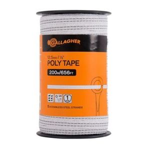 Products: Gallagher 12.5mm Poly Tape 200m - Living Rural
