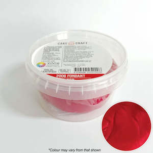 Fondant Icing: Cake Craft Fondant Red 200g | BB 08/25