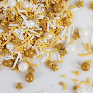 Sprinkles: GoBake Sprinkle Medley Good as Gold 80g