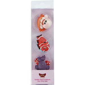 GoBake Sea Creature Icing Decorations 6/Pack
