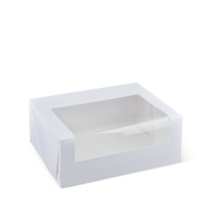 Cupcake Boxes: Detpak Large Window Cupcake Box 6 Hole (Each)