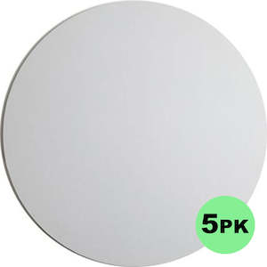Cake Boards Round: Cake Board Round White 10 Inch | 6mm Thick Masonite | 5/Pack