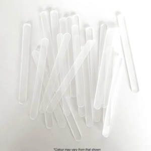 Cake Craft Popsicle Sticks Acrylic Clear 24/Pack