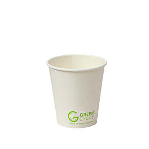 Green Choice Single Wall White PLA 8oz Coffee Cup 50/Pack