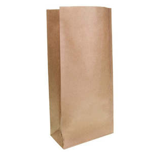 Block Bottom Paper Bag #4 Heavy Duty | 200/Pack