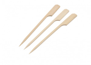 Stirrers Skewers: Bamboo Teppo Skewers 7" 180mm 100/Pack