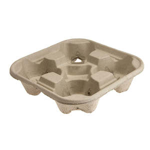 Green Choice Cardboard Pulp 4 Cup Holder 25/Pack