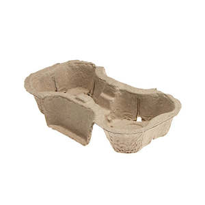 Cup Holders Sleeves: Green Choice Cardboard Pulp 2 Cup Holder 25/Pack