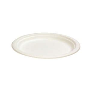 Sugarcane Round Dinner Plate 10 Inch (260mm) 50/Pack