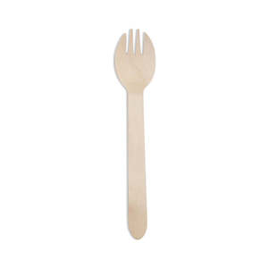 Wooden Spork 6 Inch 50/Pack