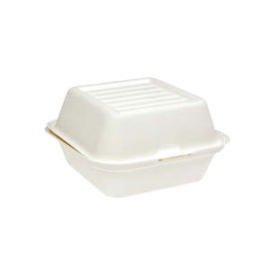 Sugar Cane Regular Burger Clam 150x150x80mm 50/Pack