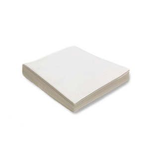 Luncheon Serviettes: Luncheon Napkins Economy White 1Ply 1/4 Fold | 100/Pack