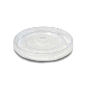 Paper Cold Cups: Milkshake Cup 95mm Lid fits 24oz Kool Kiwi Cup | 100/Pack