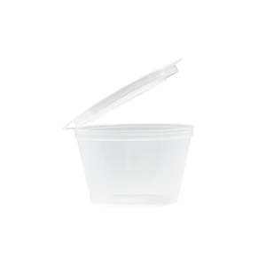 Portion Cups: TCC70 Portion Cup with Hinged Lid 70ml 50/Pack