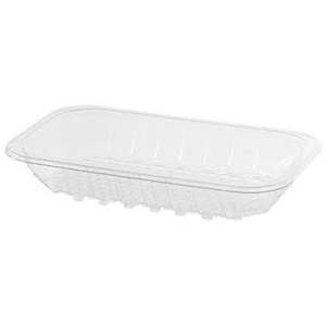 Clear Plastic Trays: Clear Aquacell RPET Plastic Meat Tray 117 271x171x30mm 320/Ctn