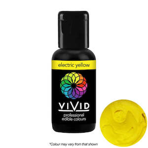 Vivid Gel Food Colour Electric Yellow 21g