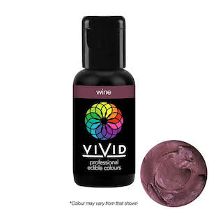Colours Sprays: Vivid Gel Food Colour Wine 21g