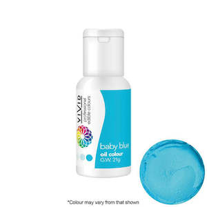 Vivid Oil Based Food Colour Baby Blue 21g