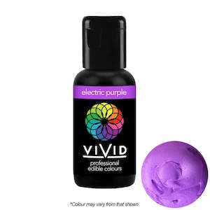 Vivid Gel Food Colour Electric Purple 21g