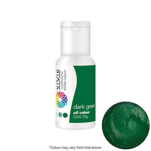 Vivid Oil Based Food Colour Dark Green 21g