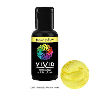 Colours Sprays: Vivid Gel Food Colour Pastel Yellow 21g