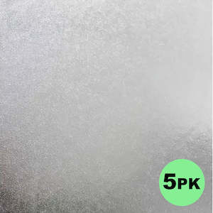 Cake Board Square Silver 14 Inch | 6mm Thick Masonite | 5/Pack