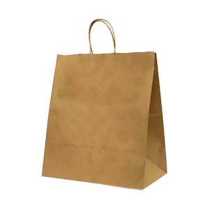 Twist Handle Bags: B/Buy Kraft UBS2 Twist Handle Paper Bag 280x280x150mm | Each