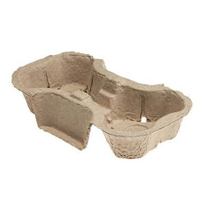 Cup Holders Sleeves: M Pulp Cup Holders 2 Cup | 100/Pack