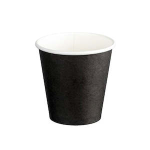 M Single Wall Coffee Cup Black 4oz (120ml) | 50/Pack