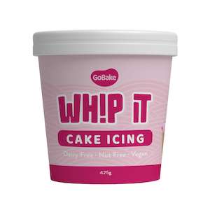 Fondant Icing: GoBake Whip It Cake Icing Pastel Pink 425g