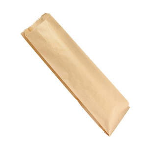 Flat Brown Paper Bags: Single Bottle Brown Paper Bag | 500/Pack