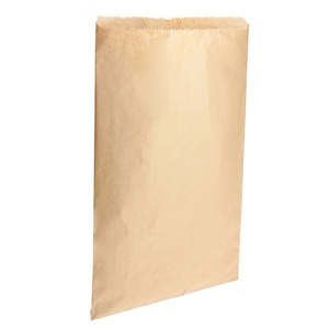 Flat Brown Paper Bags: Flat Brown #12 Paper Bag | 100/Pack