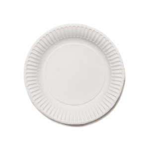 Paper Plate 6 Inch White | 50/Pack
