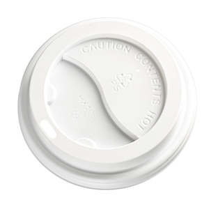 M Coffee Cup Lids 62mm White | 1000/Ctn
