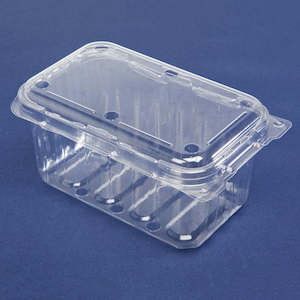 S500 Clear Plastic Punnet Clamshell | 200/Ctn