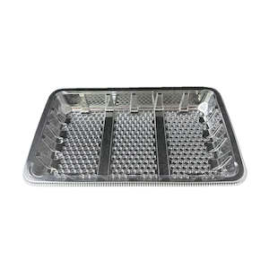 RPET Clear Plastic Meat Tray 6x10" | 600/Ctn