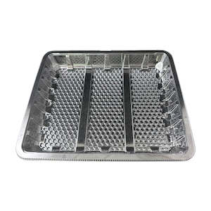 Clear Plastic Trays: RPET Clear Plastic Meat Tray 8x10" | 400/Ctn