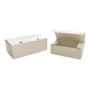 Snack Boxes: Snack Box Plain White Large | 50/Pack