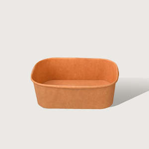 IKON Kraft Paper Rectangle Container 750ml | 300/Ctn