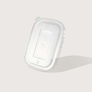Paper Bowls Lids: IKON PET Rectangle Lid for IKON Kraft Rectangle 750-1000ml Container | 300/Ctn