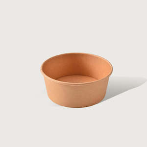 Paper Bowls Lids: IKON Kraft Paper Round Soup Bowl 750ml | 50/Pack