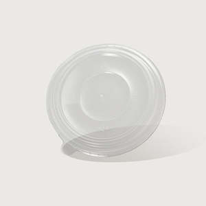 Paper Bowls Lids: IKON PP Round 180mm Lid for IKON Kraft Round 850-1300ml Soup Bowl | 50/Pack
