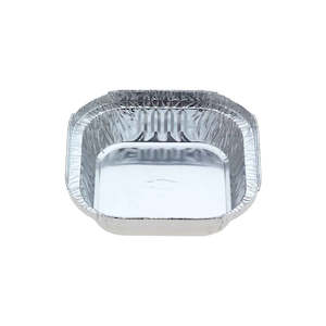 Foil 7113 Small Square Shallow Foil Tray 127x127x27mm 305ml 1000/Ctn