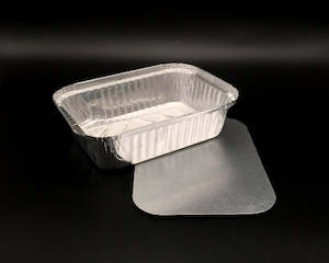 Foil 7419 Medium Hangi Tray & Lid Set 194x146x48mm 990ml 125/Pack
