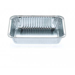 Foil Rectangle Trays: Foil 842c Rectangle Foil Tray 140x200x50mm | 750/Ctn